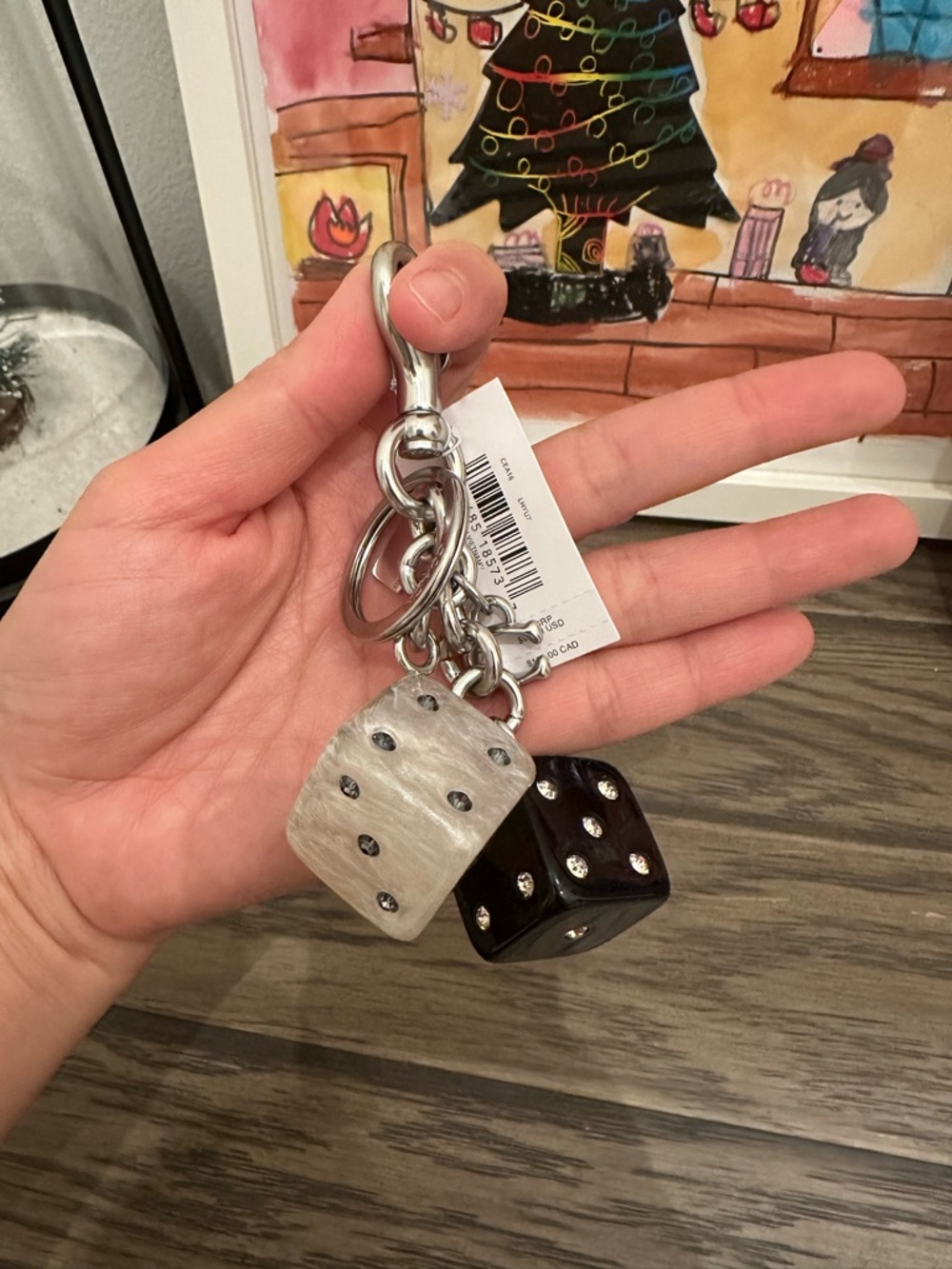 NWT Coach Dice Bag Charm CEA16